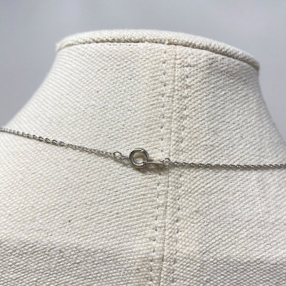 Vintage Japan Necklace & Bracelet Set Blue Rose Y-Drop Chain Dainty Heart - Picture 8 of 13